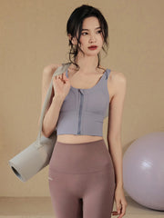 Front zipper quick-drying vest