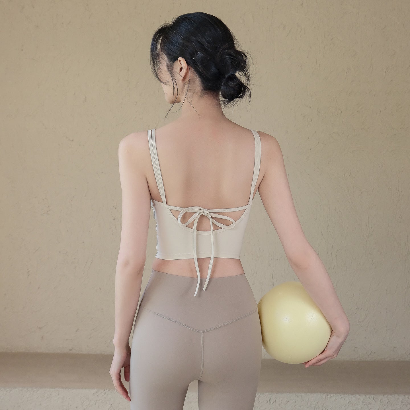 All-in-one breathable sexy running sports bra