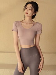 Thin professional training short sleeves