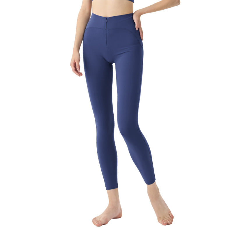 High-waisted, Hip-lifting, Slim-fitting, Fitness, Athletic leggings, Trousers