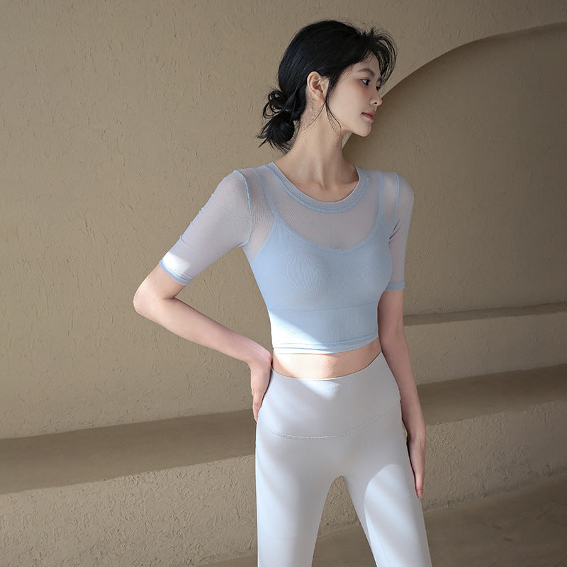 Mesh Short Sleeve With Pads