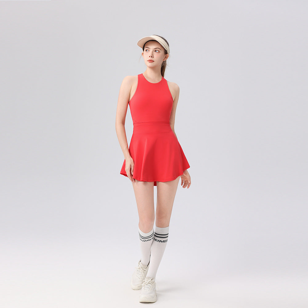 New temperament breathable and slim golf running tennis skirt