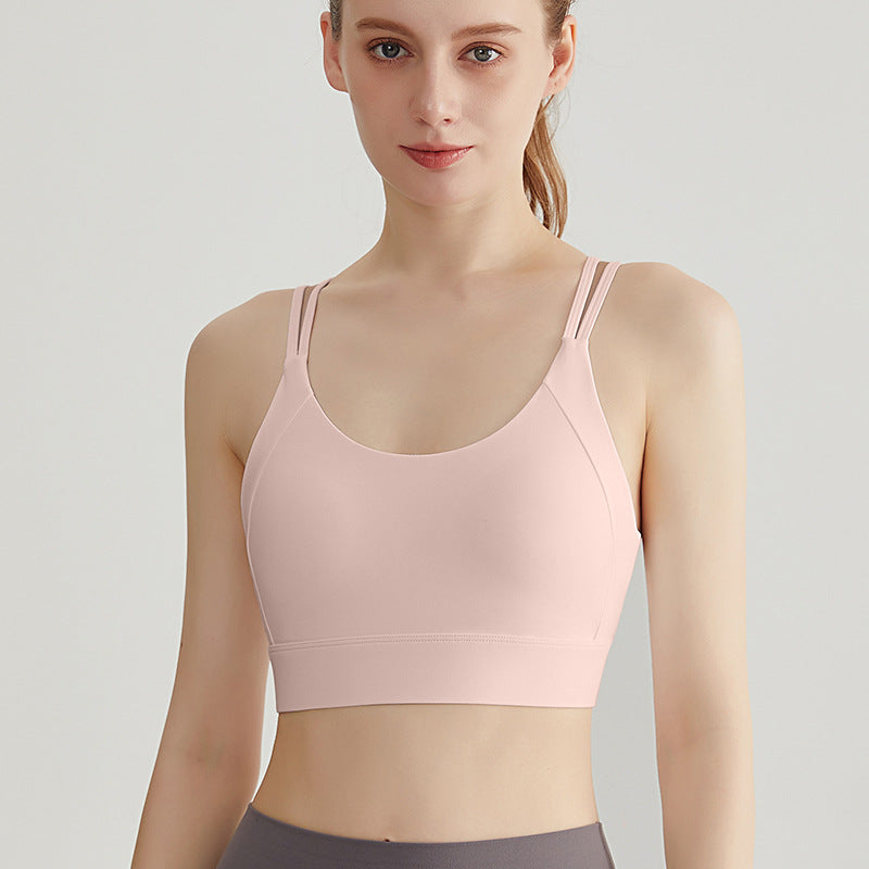 Cross back yoga tank top