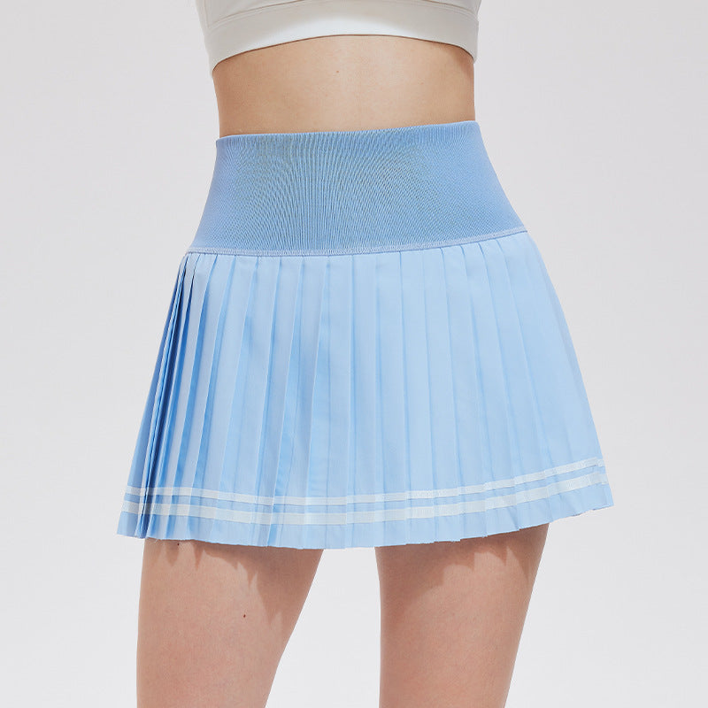 Quick-drying, Anti-shine, A-line fashion pleated tennis skirt