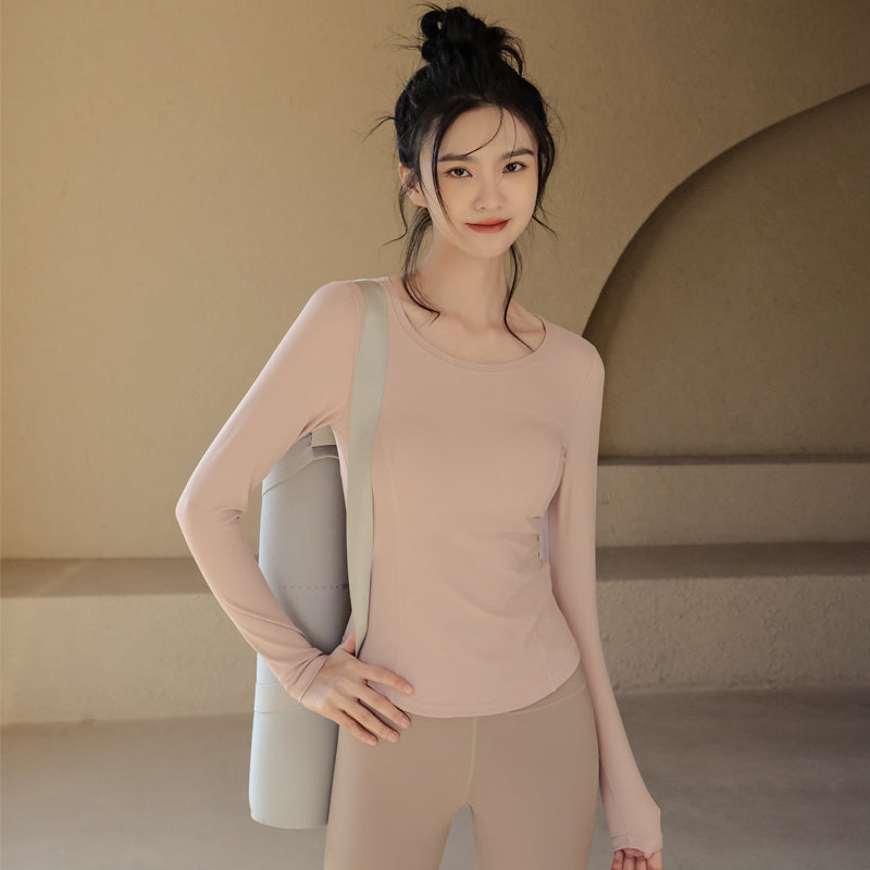 Sexy long sleeves with chest pads