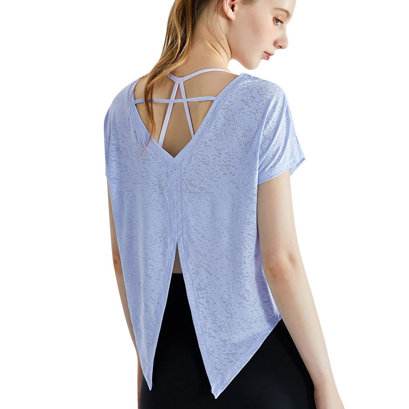 Slit smock at the back