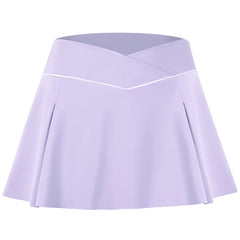 A sports skirt with a cross-waisted cross-waist