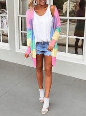 Open Front Casual Cardigan Sweater