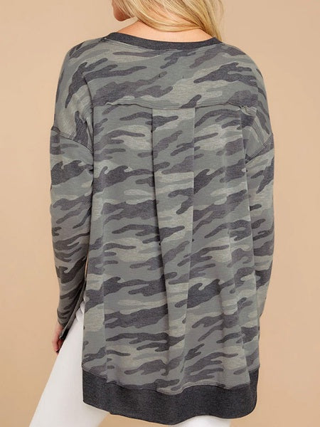 Outerwear Long Sleeves Tie Dye Sweatshirt