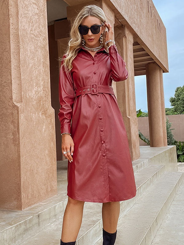 Outerwear Turndown Collar Long Sleeves Removable Wrap Coat