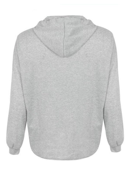 Oversized Pullover Long Sleeve Hooded Sweatshirt