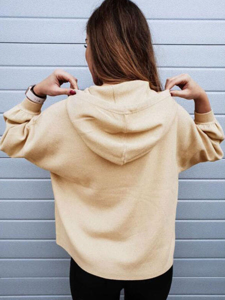 Oversized Pullover Long Sleeve Hooded Sweatshirt