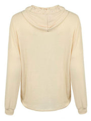 Oversized Pullover Long Sleeve Hooded Sweatshirt