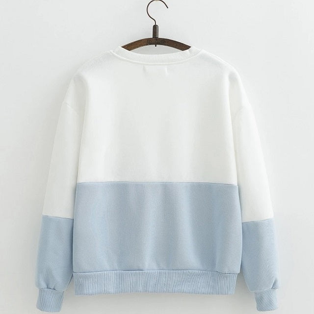 Print Sweatshirts Cotton Hoodies Fleece Inside Warm Pullovers