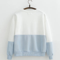 Print Sweatshirts Cotton Hoodies Fleece Inside Warm Pullovers