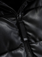 Puffer Hooded Long Sleeve Quilted Coat