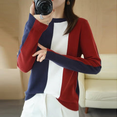 Pullover Round Neck Long Sleeve Sweater