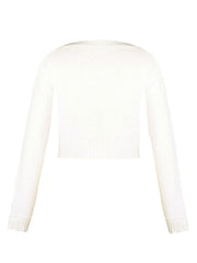 Pullover Stripes Long Sleeves Acrylic Sweaters