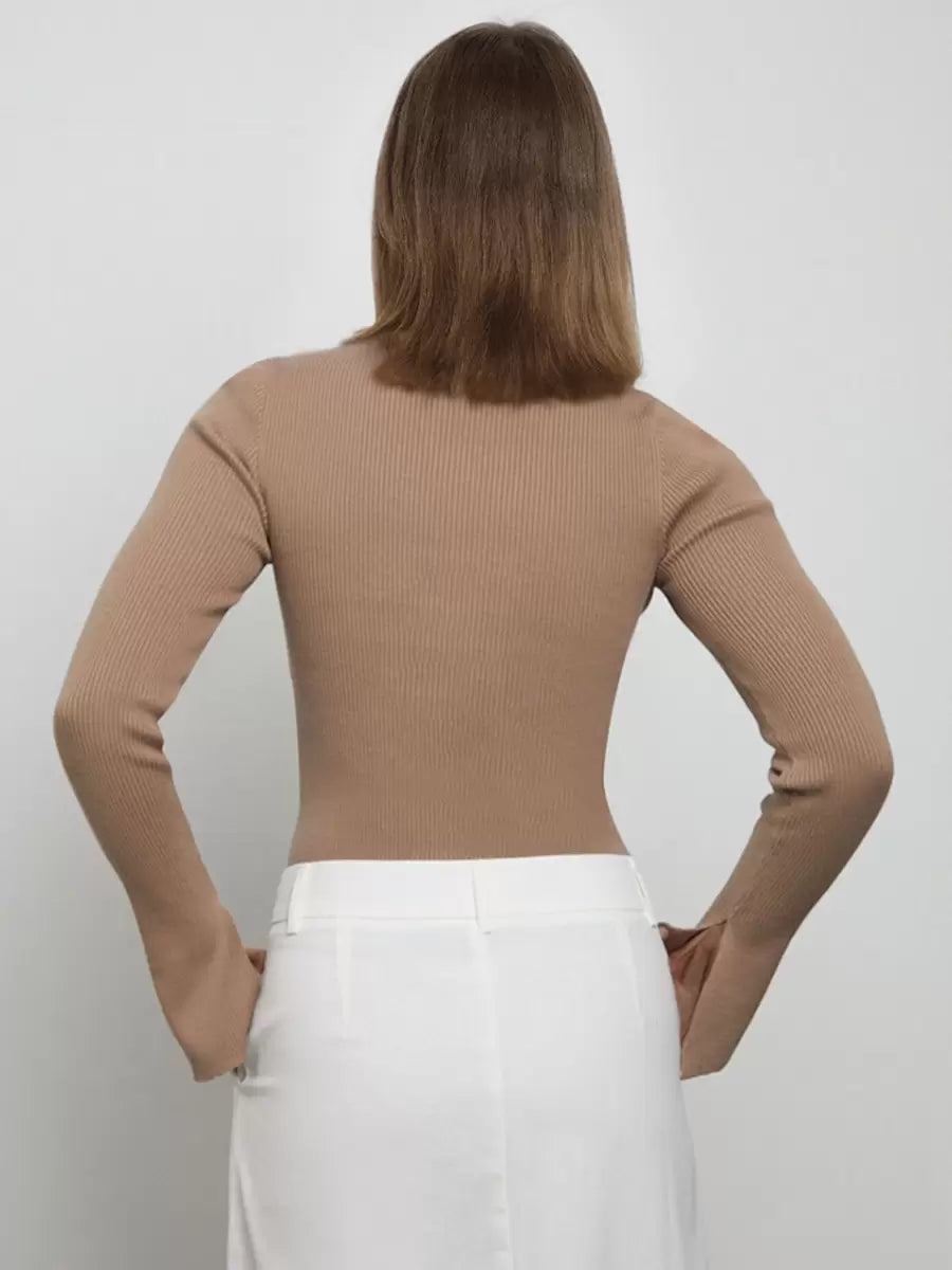 Pullovers Jewel Neck Long Sleeves Elegant And Vintage Sweaters