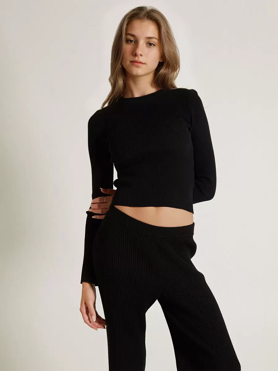Pullovers Jewel Neck Long Sleeves Elegant And Vintage Sweaters