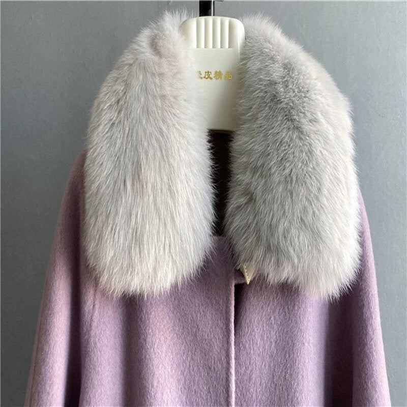 Retro Vintage Woolen belted Double Sided Overcoat