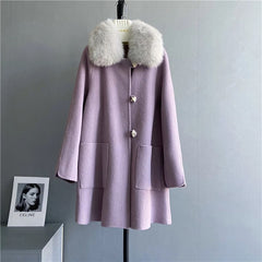 Retro Vintage Woolen belted Double Sided Overcoat