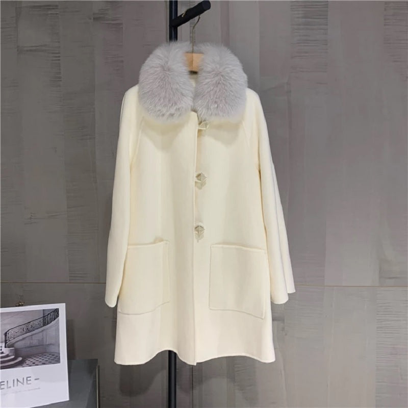 Retro Vintage Woolen belted Double Sided Overcoat