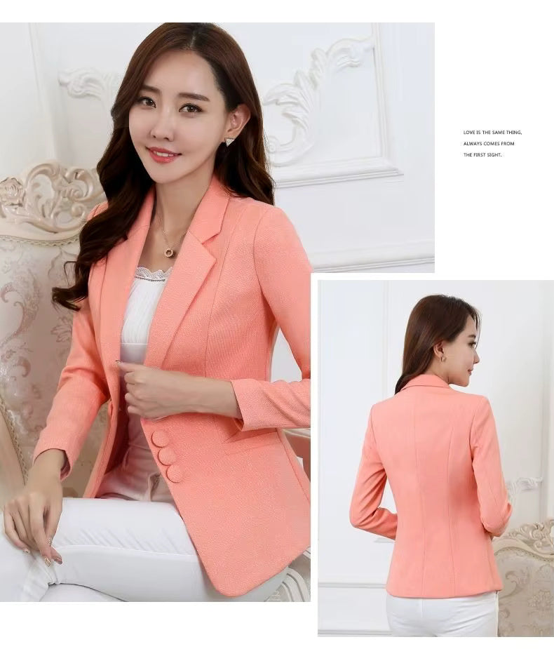 Formal Veste Slim Fashion Single Breasted Jackets