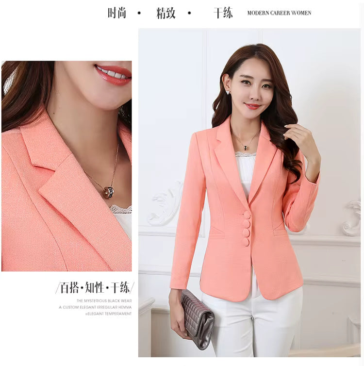 Formal Veste Slim Fashion Single Breasted Jackets