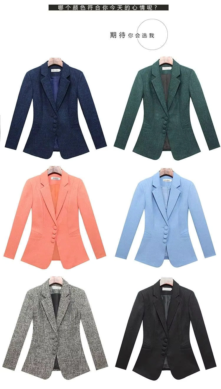 Formal Veste Slim Fashion Single Breasted Jackets