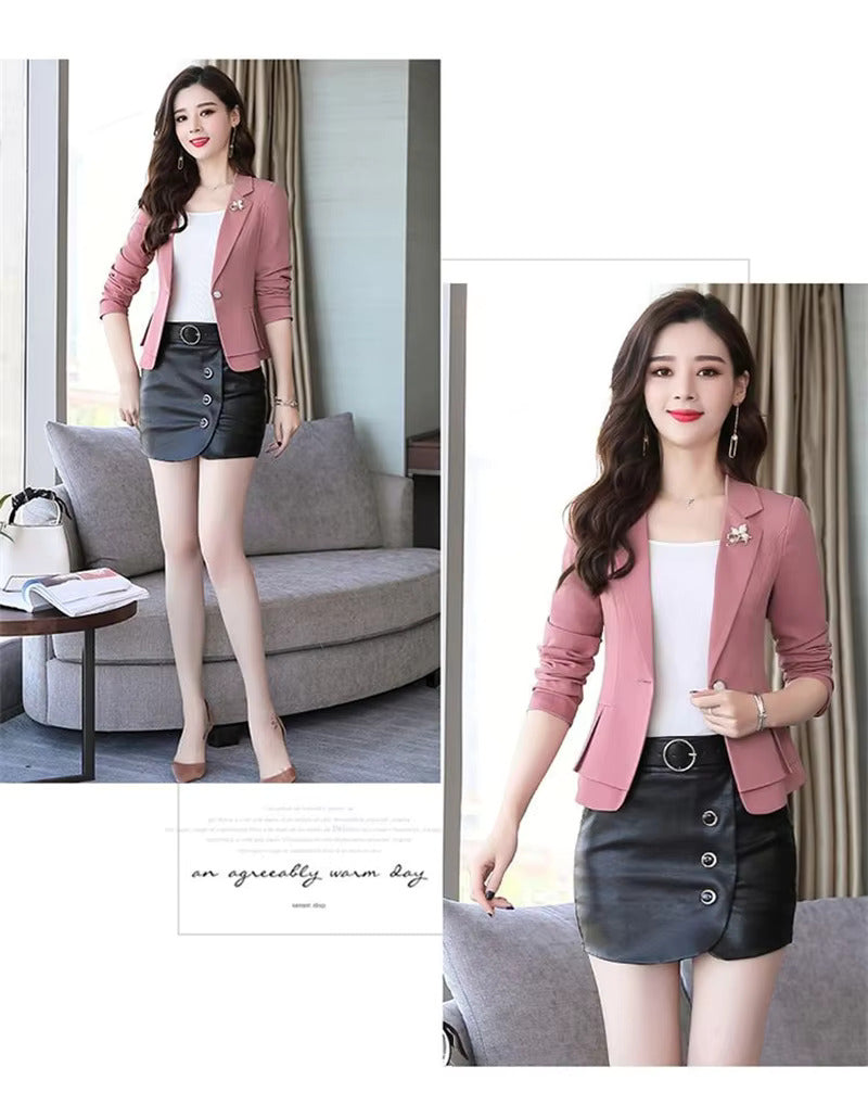 Elegant Drape Suit High Quality Slim Waist Formal Jackets