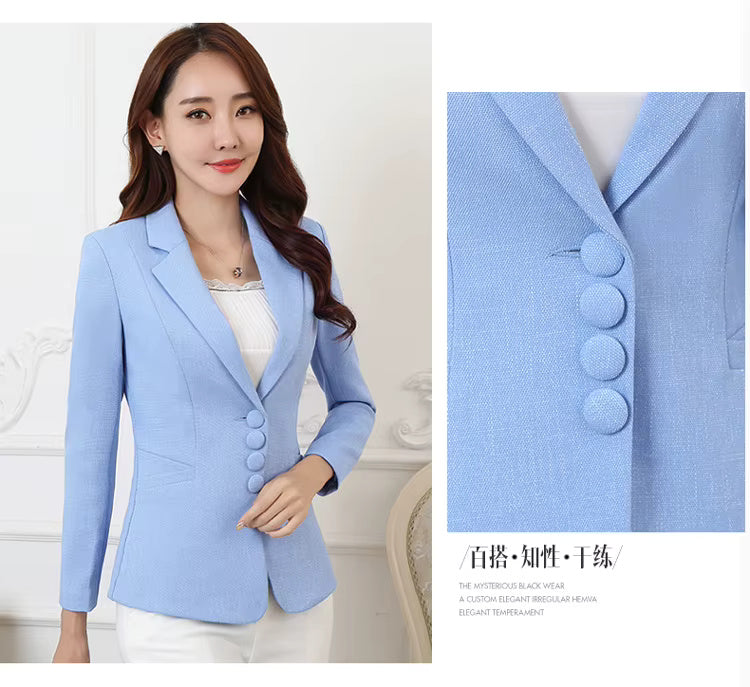 Formal Veste Slim Fashion Single Breasted Jackets