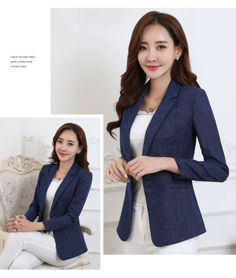 Formal Veste Slim Fashion Single Breasted Jackets
