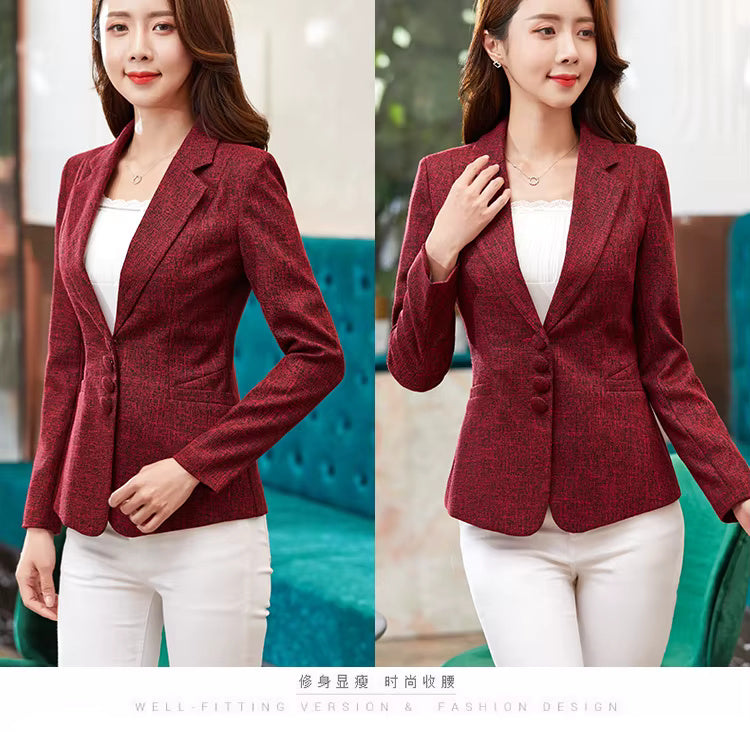Formal Veste Slim Fashion Single Breasted Jackets