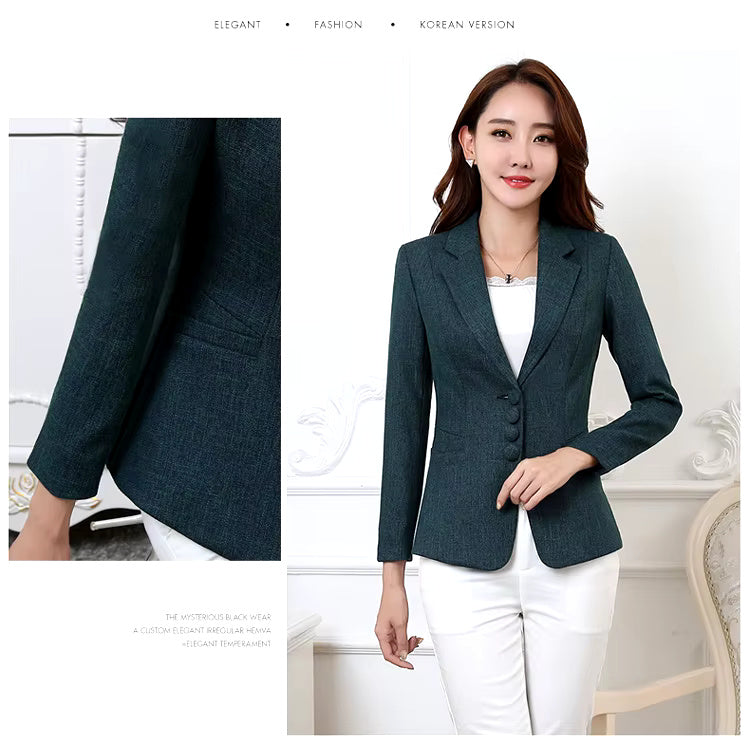 Formal Veste Slim Fashion Single Breasted Jackets