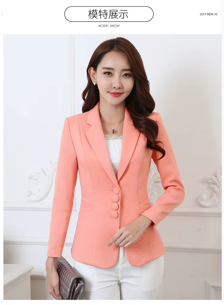 Formal Veste Slim Fashion Single Breasted Jackets