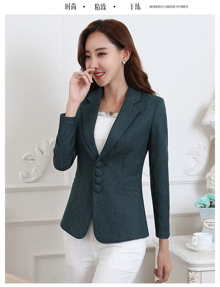 Formal Veste Slim Fashion Single Breasted Jackets