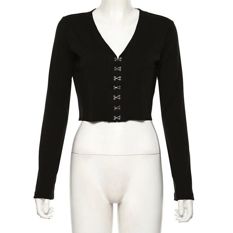 Sexy fashion casual slim streetwear top