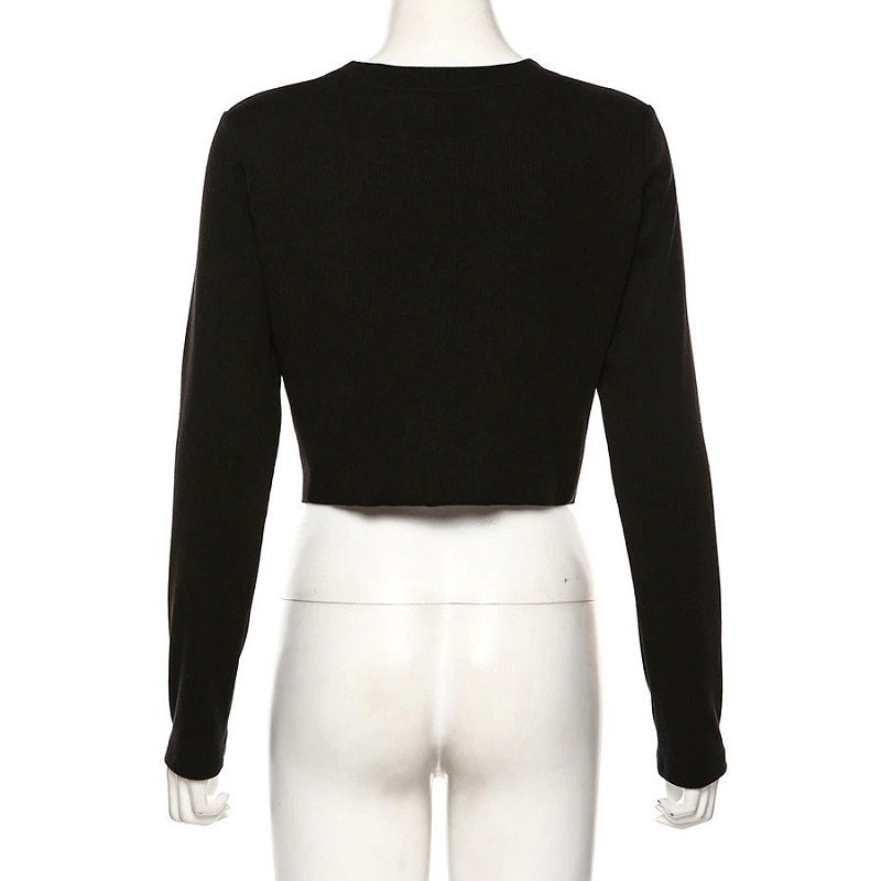 Sexy fashion casual slim streetwear top
