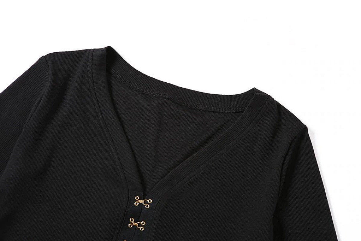 Sexy fashion casual slim streetwear top