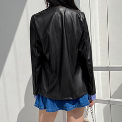 Single Button Long Sleeve Trench Coat