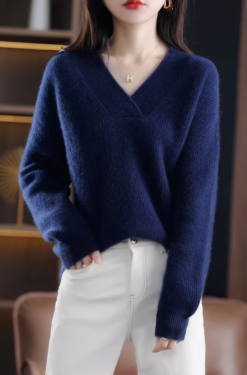 Soft And Warm Pullovers Thick Cashmere Oversize Sweater