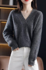 Soft And Warm Pullovers Thick Cashmere Oversize Sweater