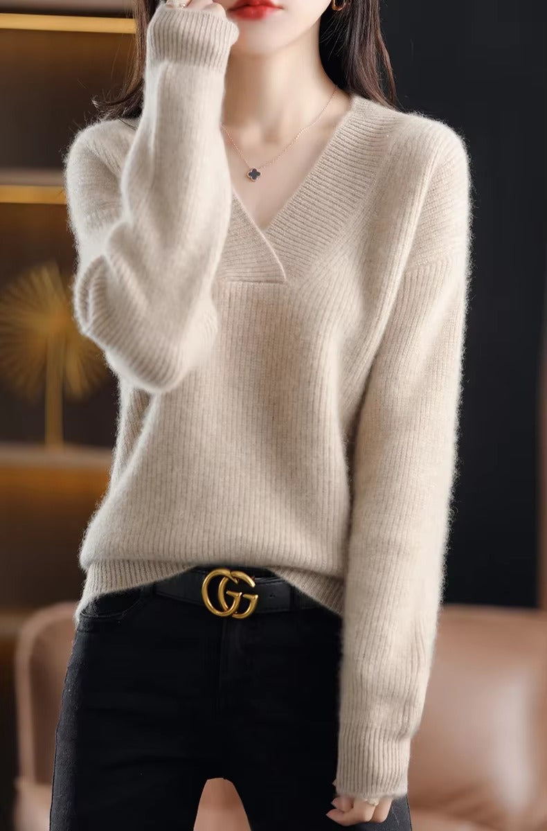 Soft And Warm Pullovers Thick Cashmere Oversize Sweater