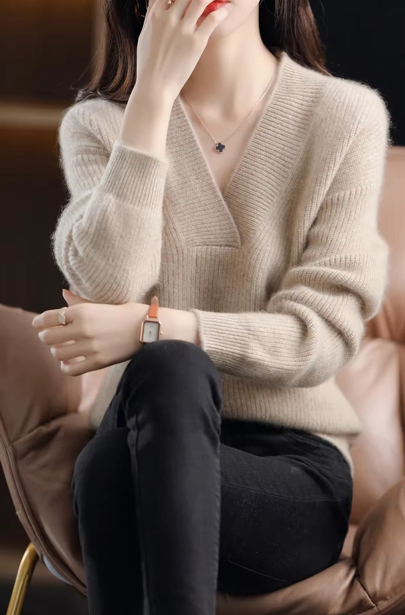 Soft And Warm Pullovers Thick Cashmere Oversize Sweater