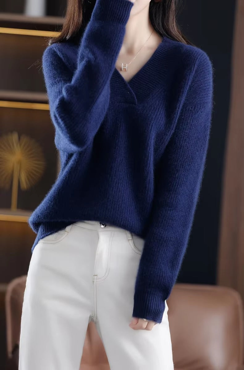 Soft And Warm Pullovers Thick Cashmere Oversize Sweater