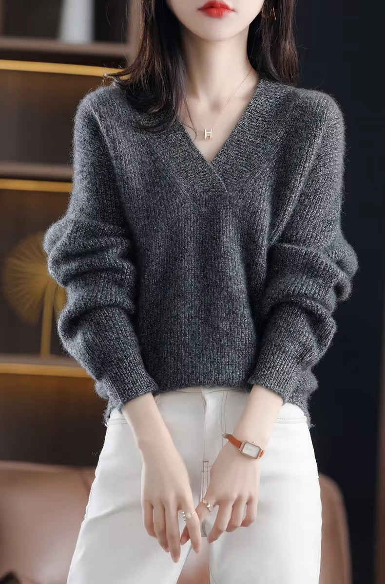 Soft And Warm Pullovers Thick Cashmere Oversize Sweater