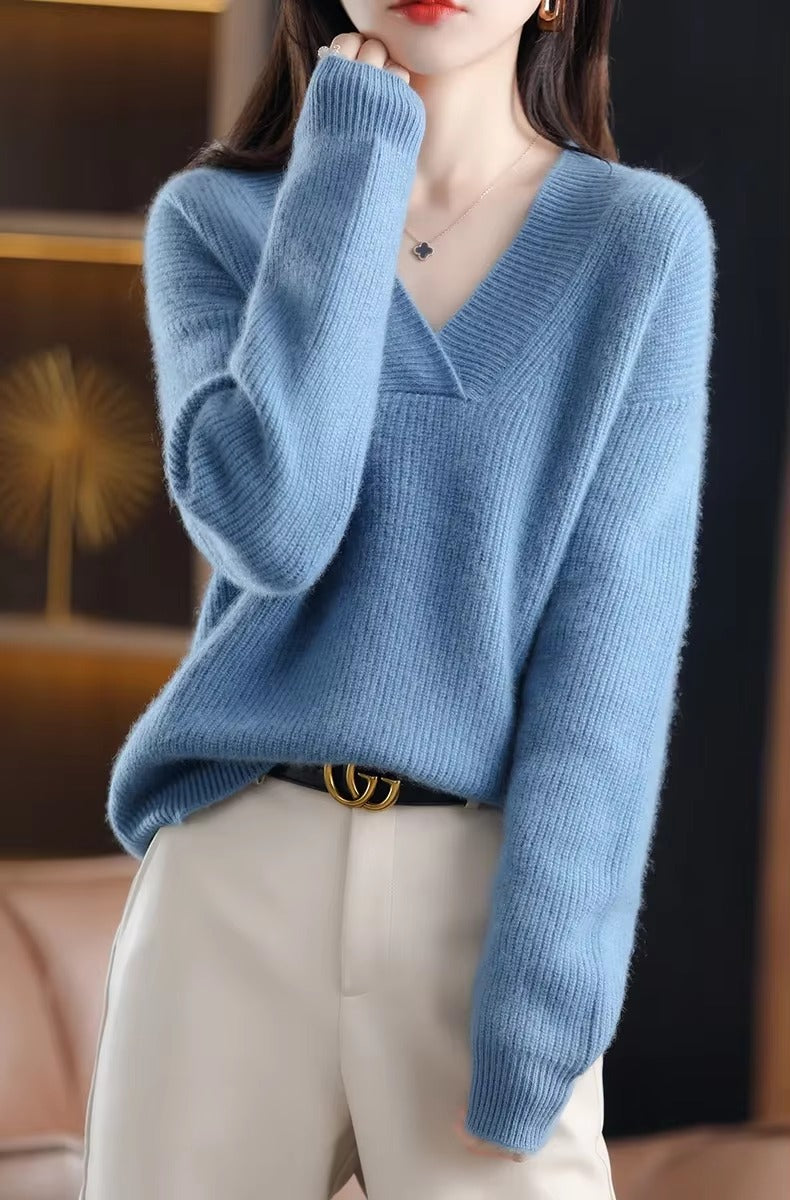 Soft And Warm Pullovers Thick Cashmere Oversize Sweater