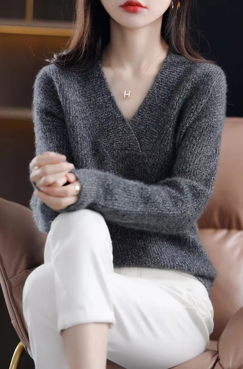 Soft And Warm Pullovers Thick Cashmere Oversize Sweater
