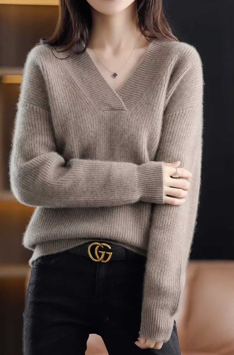Soft And Warm Pullovers Thick Cashmere Oversize Sweater